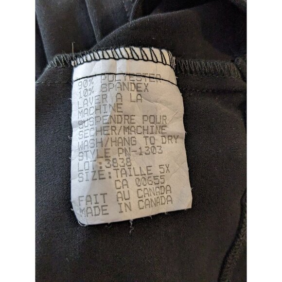 Vintage Dress Plus 5X Black Embellished Bead Trim Event Cocktail Sleeveless LBD - Picture 4 of 5